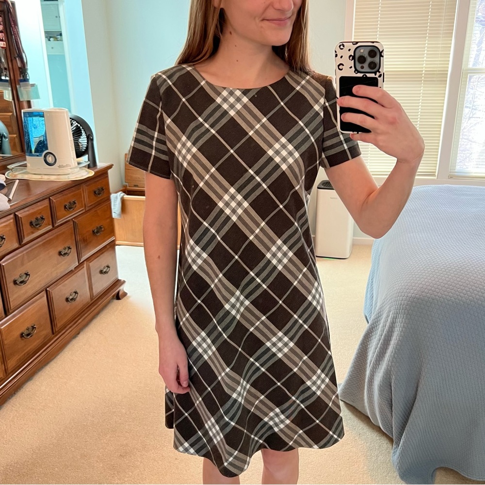 Vintage plaid dress